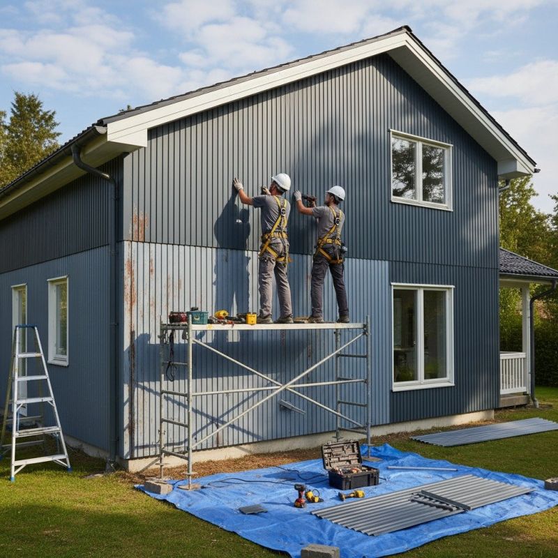 Local Aluminum Siding Cleaning pros at work