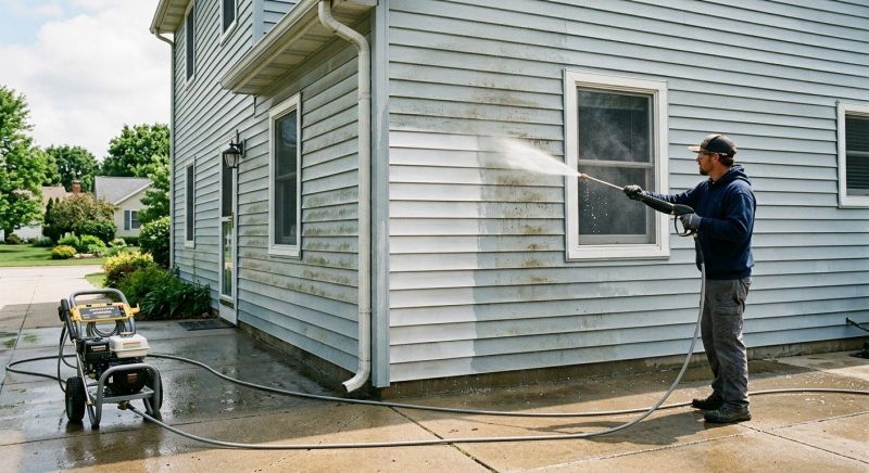 Aluminum Siding Cleaning